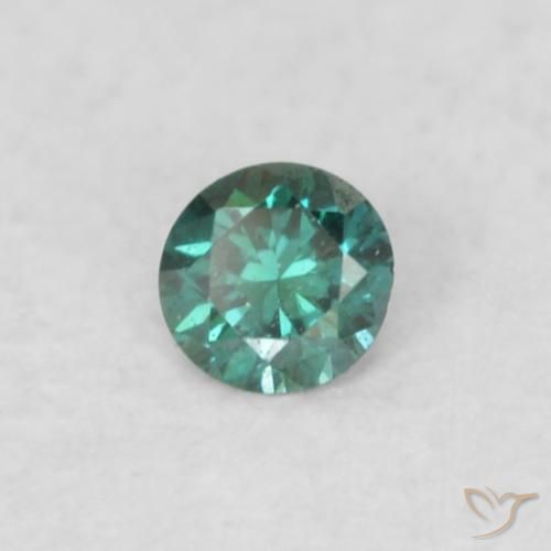 Diamant Vert naturelle Tour, 0.03 ct, VVS-VS