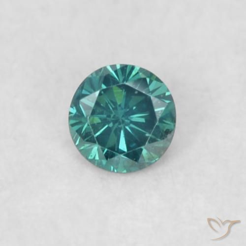 0.05ct Naturel Bleu Diamant, Tour, VVS-VS