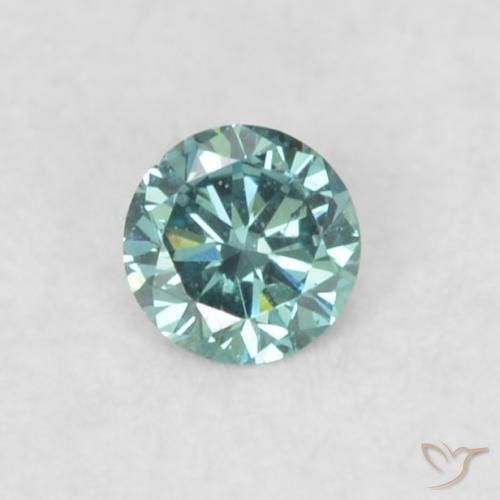 0.05ct Naturel Bleu Diamant, Tour, VVS-VS