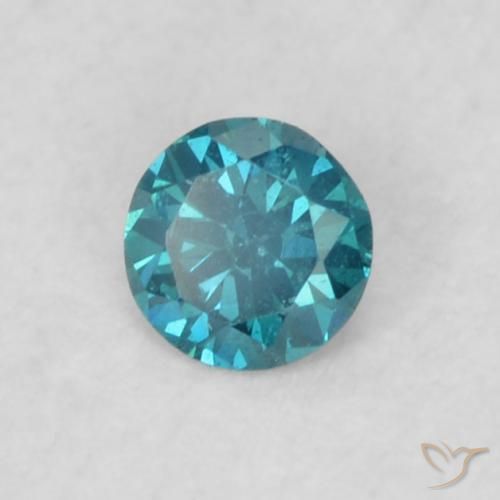 Diamant Bleu naturelle Tour, 0.07 ct, VVS-VS