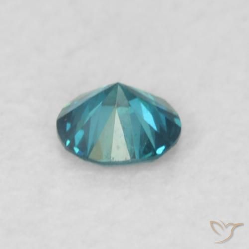 Diamant Bleu naturelle Tour, 0.07 ct, VVS-VS