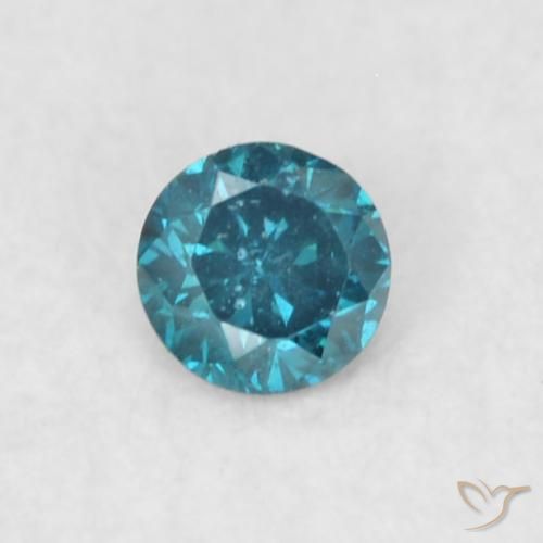 0.06ct Naturel Bleu Diamant, Tour, VS