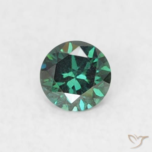 0.05ct Naturel Vert Diamant, Tour, VVS-VS