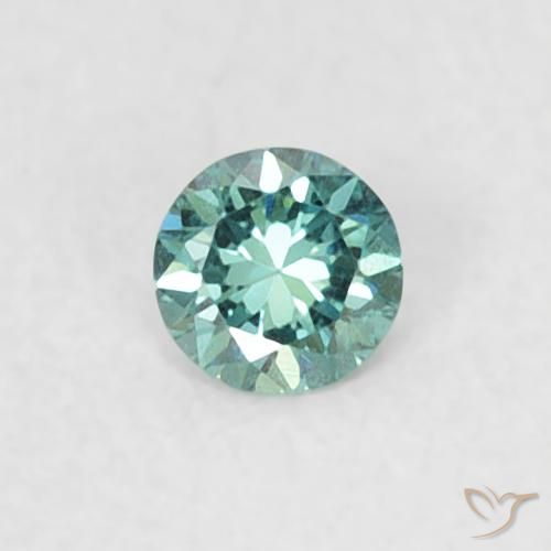 0.06ct Naturel Vert Diamant, Tour, VVS-VS