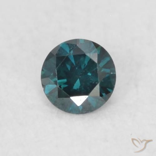 0.04ct Naturel Bleu Diamant, Tour, VVS-VS