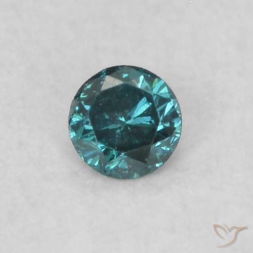0.05ct Naturel Bleu Diamant, Tour, VS
