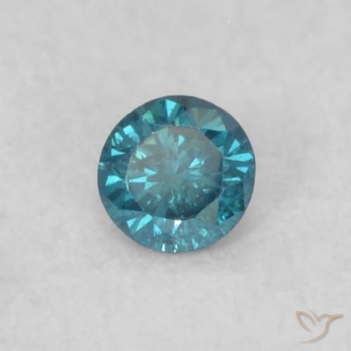 Diamant Bleu naturelle Tour, 0.05 ct, VS-SI