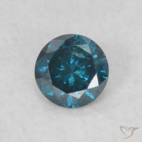 0.06ct Naturel Bleu Diamant, Tour, VS-SI