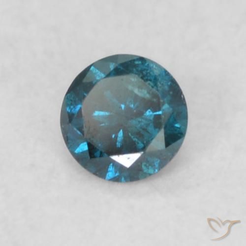 Diamant Bleu naturelle Tour, 0.06 ct, VS-SI