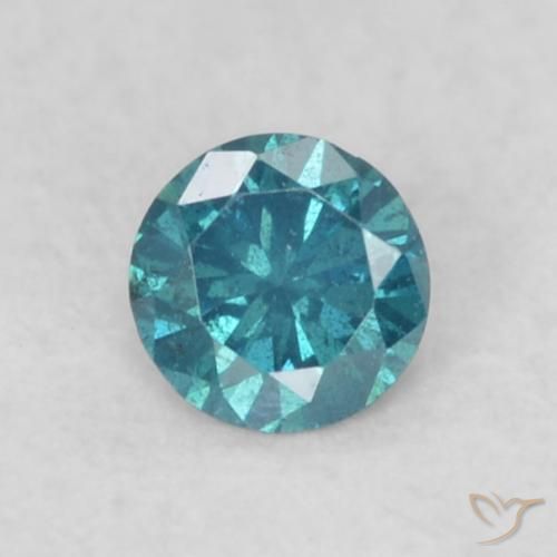 0.06ct Naturel Bleu Diamant, Tour, VS-SI