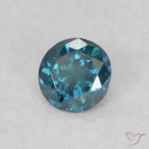 Diamant Bleu naturelle Tour, 0.06 ct, VS-SI
