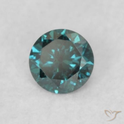 Diamant Bleu naturelle Tour, 0.06 ct, VS-SI