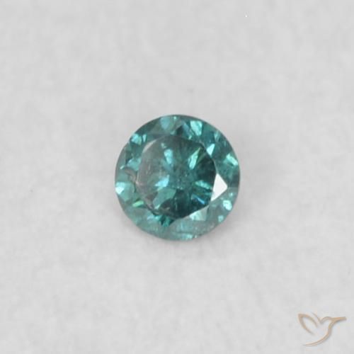 Diamant Bleu naturelle Tour, 0.02 ct, SI