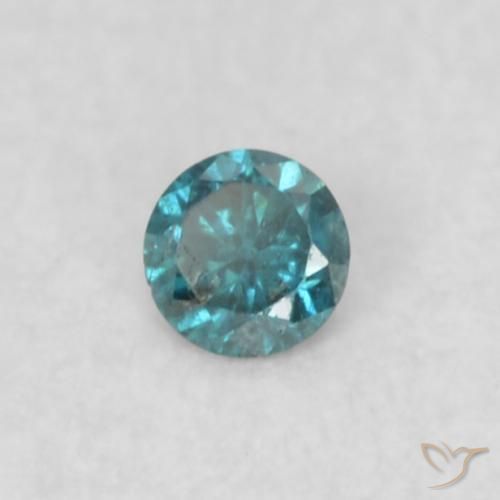 Diamant Bleu naturelle Tour, 0.03 ct, SI