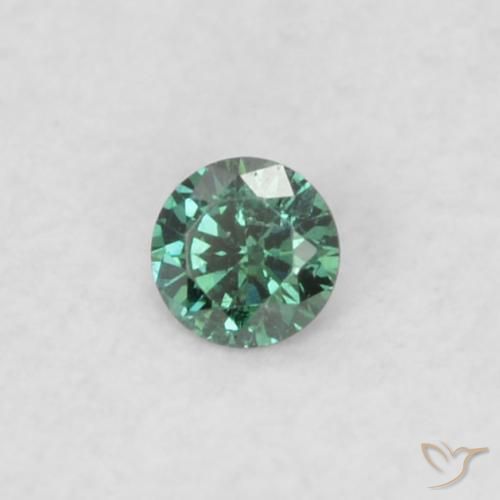 Diamant Vert naturelle Tour, 0.02 ct, VS