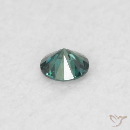 Diamant Vert naturelle Tour, 0.02 ct, VS