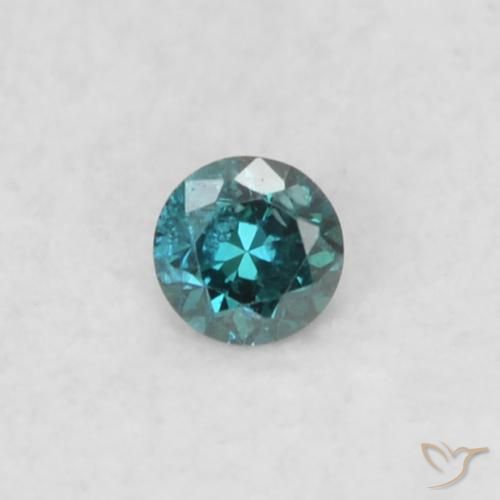 0.02ct Naturel Bleu Diamant, Tour, VS