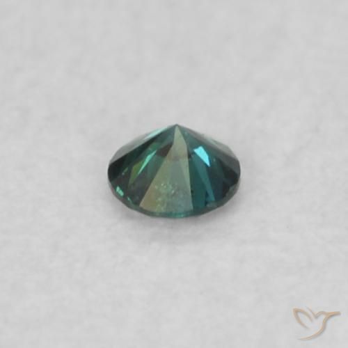 Diamant Vert naturelle Tour, 0.02 ct, VS-SI
