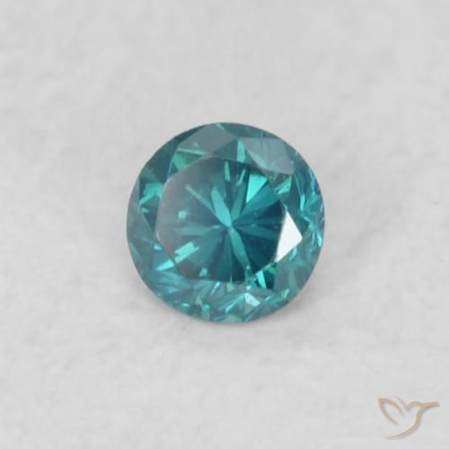 Diamant Bleu naturelle Tour, 0.04 ct, VS
