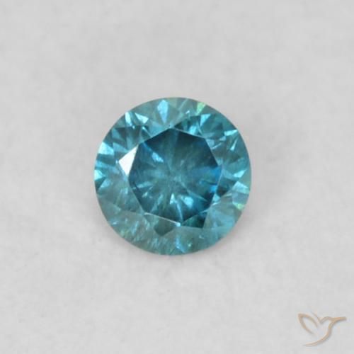 0.04ct Naturel Bleu Diamant, Tour, VS