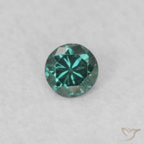 0.02ct Naturel Vert Diamant, Tour, VS