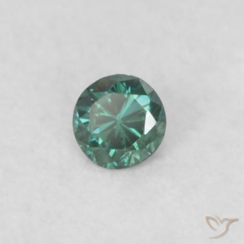 Diamant Vert naturelle Tour, 0.02 ct, VS