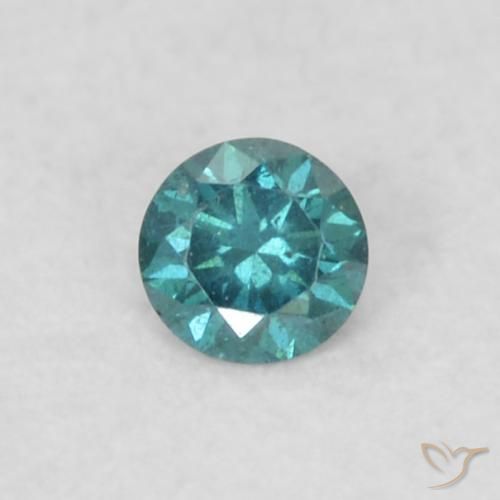 0.03ct Naturel Bleu Diamant, Tour, VS