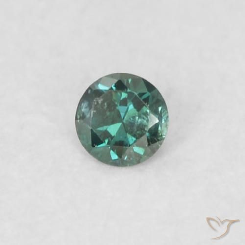 Diamant Vert naturelle Tour, 0.02 ct, VS