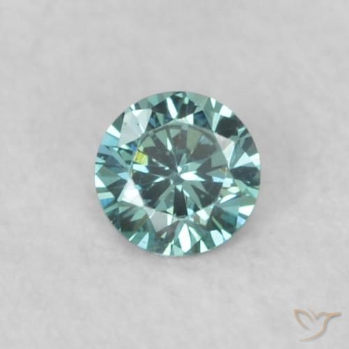0.03ct Naturel Bleu Diamant, Tour, VS