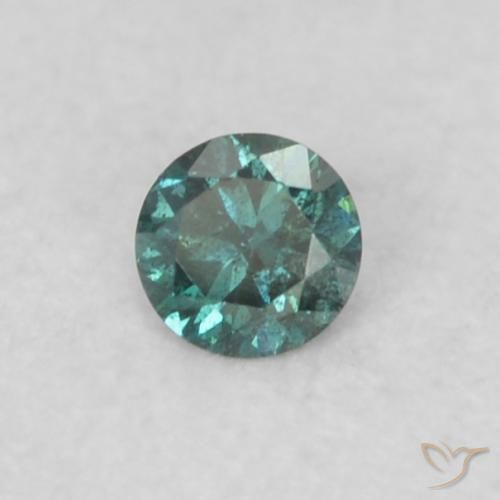 Diamant Vert naturelle Tour, 0.04 ct, VS