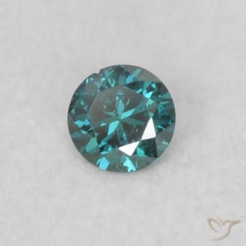 Diamant Bleu naturelle Tour, 0.03 ct, SI