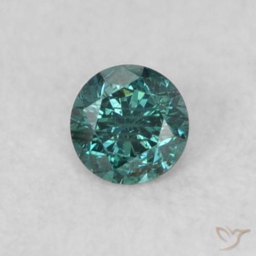 0.05ct Naturel Vert Diamant, Tour, SI
