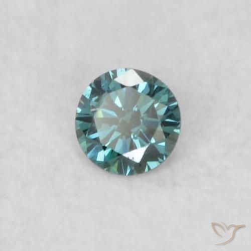 Diamant Bleu naturelle Tour, 0.03 ct, VS