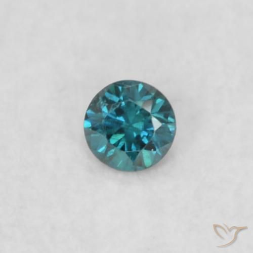 0.02ct Naturel Bleu Diamant, Tour, VS