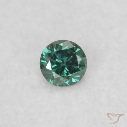 0.02ct Naturel Vert Diamant, Tour, VS