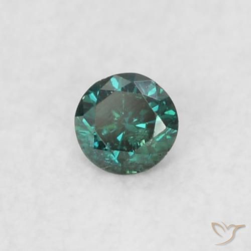 Diamant Vert naturelle Tour, 0.03 ct, VS