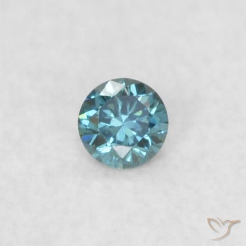 0.02ct Naturel Bleu Diamant, Tour, VS