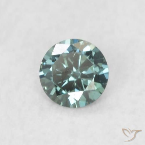 Diamant Bleu naturelle Tour, 0.03 ct, VS
