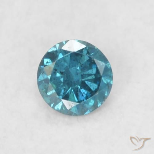 0.05ct Naturel Bleu Diamant, Tour, VS