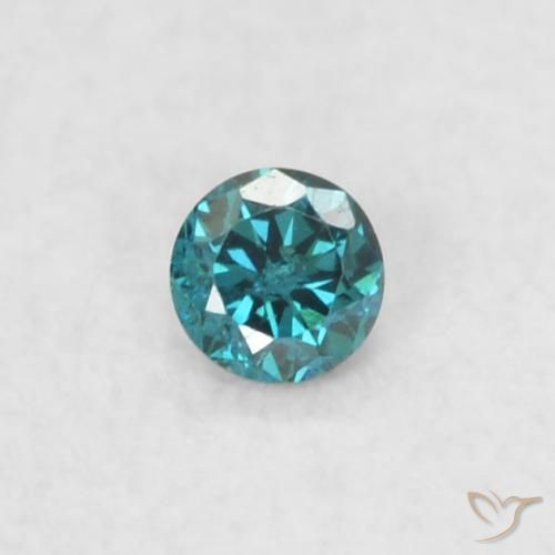 0.02ct Naturel Bleu Diamant, Tour, VS