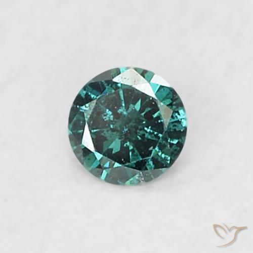 0.03ct Naturel Vert Diamant, Tour, SI