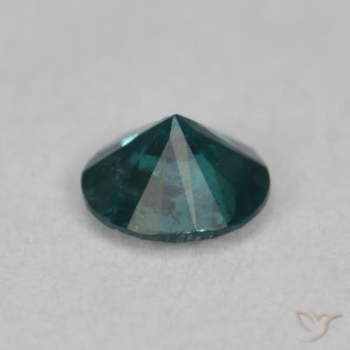 Diamant Vert naturelle Tour, 0.12 ct, SI