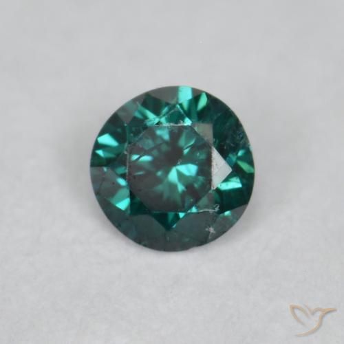Diamant Vert naturelle Tour, 0.04 ct, VVS-VS