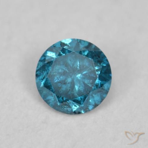 Diamant Bleu naturelle Tour, 0.07 ct, SI