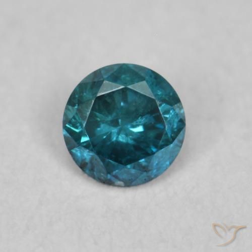 0.06ct Naturel Bleu Diamant, Tour, VVS-VS