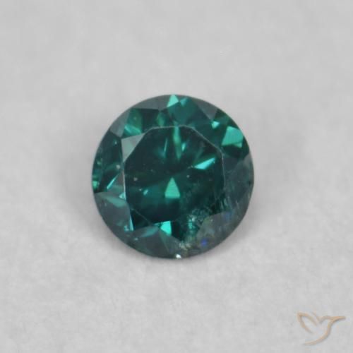 0.04ct Naturel Vert Diamant, Tour, SI