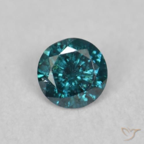 0.04ct Naturel Bleu Diamant, Tour, SI