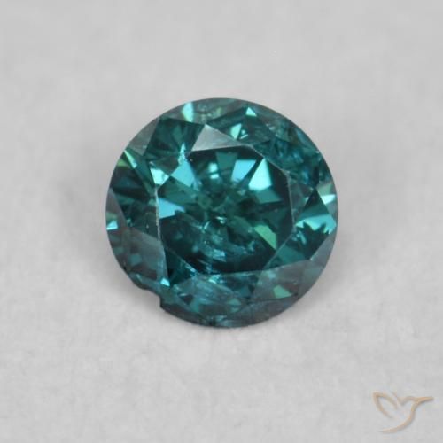0.06ct Naturel Vert Diamant, Tour, SI, Photo A