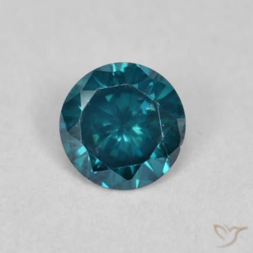 0.12ct Naturel Bleu Diamant, Tour, VVS-VS