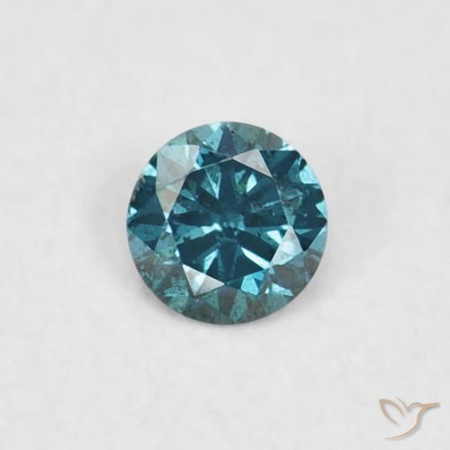 0.04ct Naturel Bleu Diamant, Tour, VVS-VS